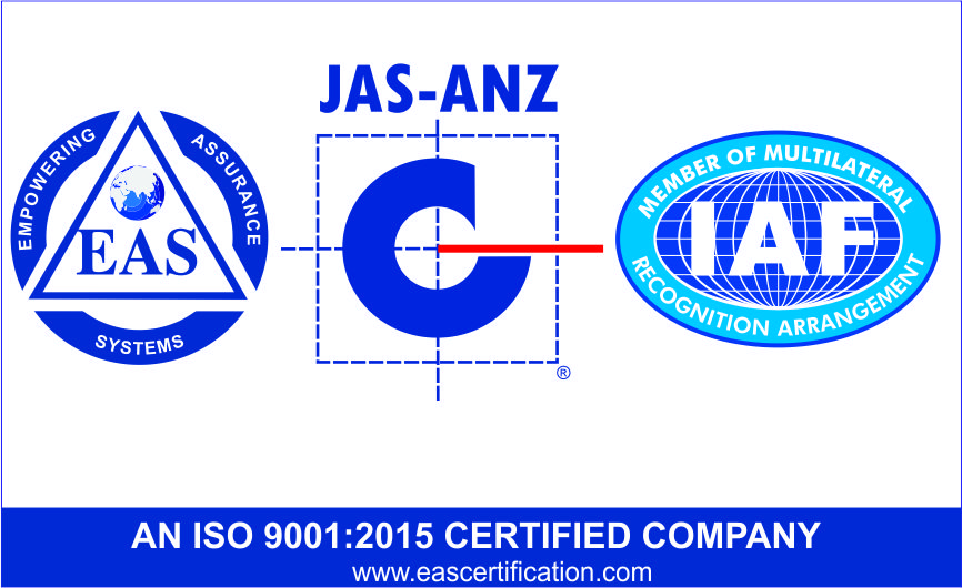 ISO 9001:2015 Quality Management Certification Logo